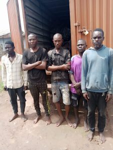 Police arrest 5 for alleged robbery in Ota