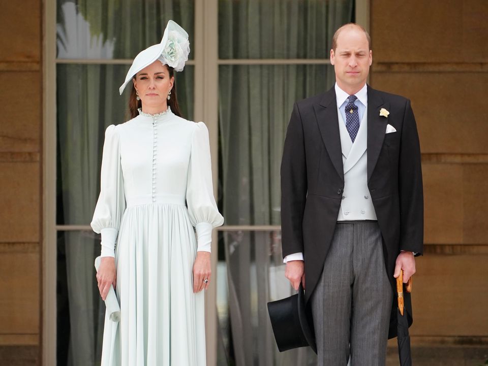 Britain’s Prince William and Catherine, Duchess of Cambridge attend a Royal Garden Party at Buckingham Palace in London, Britain May 25, 2022. Dominic Lipinski/Pool via REUTERS/File Photo