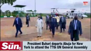 Buhari attends 77th UN General Assembly in New York (VIDEO)