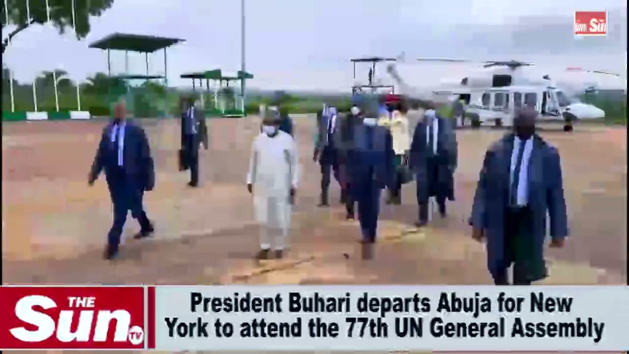 Buhari attends 77th UN General Assembly in New York (VIDEO)