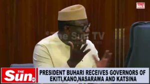 Buhari receives Governors of Ekiti, Kano, Nasarawa and Katsina (VIDEO)