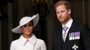 Prince Harry and Meghan tread delicate path after queen’s death