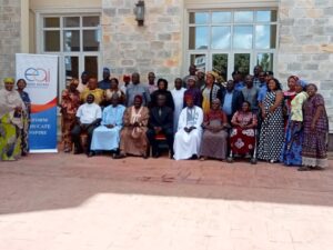 Stakeholders at a meeting for women inclusion in peace building