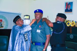 Bauchi governor decorates his CSO with new rank