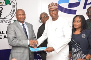 Officials of both parties during the signing of the MoU