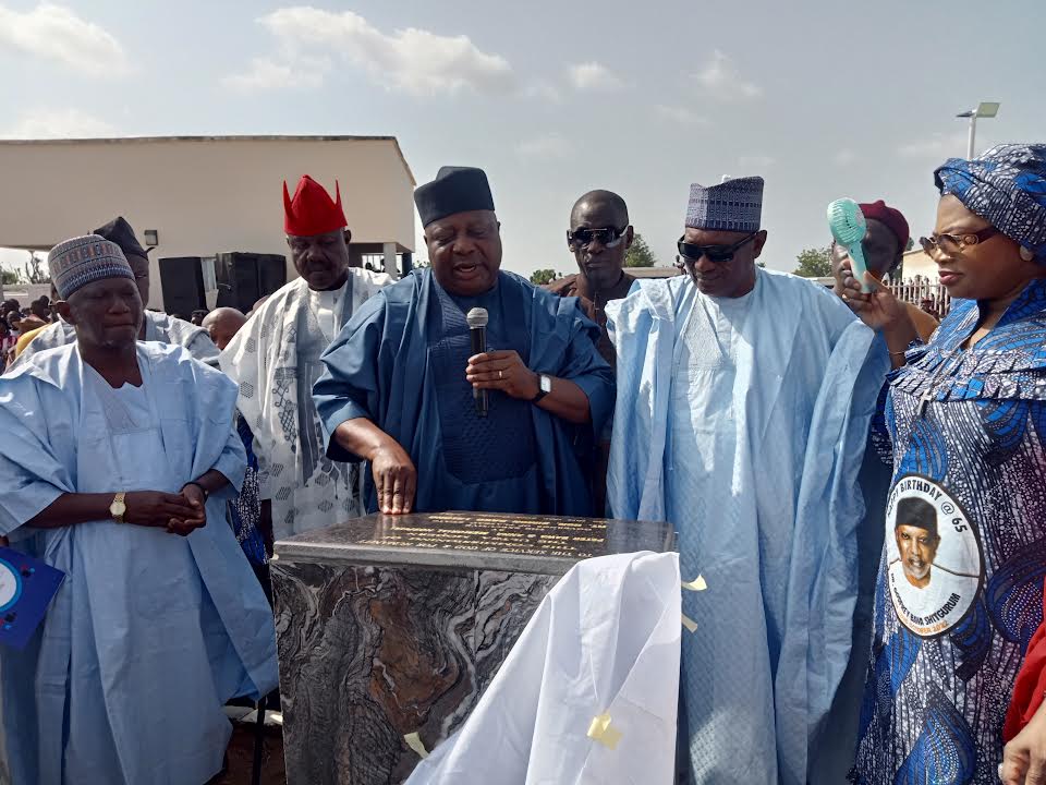 Dignitaries at the commissioning of the hospital