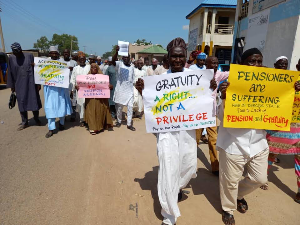 Taraba pensioners renew mass protest ‘government insensitivity’