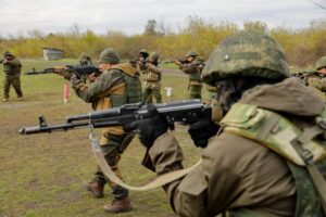 (AP) — Two men fired at soldiers on a Russian military firing range near Ukraine on Saturday, killing 11 and wounding 15 before being slain themselves, the Russian Defense Ministry said.  The ministry said in a statement that the shooting took place in the Belgorod region in southwestern Russia that borders Ukraine. It said two men from an unnamed former Soviet republic fired on volunteer soldiers during target practice and were killed by return fire.  The ministry called the incident a terrorist attack.  The shooting comes amid a hasty mobilization ordered by President Vladimir Putin to beef up Russian forces in Ukraine — a move that triggered protests and caused hundreds of thousands to flee Russia.  Putin said Friday that over 220,000 reservists already had been called up as part of an effort to recruit 300,000. He promised the mobilization would be wrapped up in two weeks.  The mobilization was troubled from the start, with authorities issuing confusing signals about who should be called up for service in a country where almost all men under age 65 are listed as reservists.  ADVERTISEMENT  Even though the Russian leader declared that only people who had recently served in the military would be subject to the call-up, activists and rights groups reported military conscription offices rounding up people without any army experience — some of whom were also unfit for service for medical reasons.  RUSSIA-UKRAINE WAR Ukrainian deminers remove deadly threats to civilians EXPLAINER: What’s the state of Russia’s missile arsenal? Musk: SpaceX might keep funding satellite service in Ukraine 11 Russian troops slain at shooting range as fighting rages Some of the freshly called-up reservists posted videos of themselves being forced to sleep on the floor or even outside and given rusty weapons before being sent to the front lines.  Russian media reports said some of those who were mobilized were sent to combat without receiving proper training and were quickly killed.  Authorities have acknowledged the mobilization was often poorly organized and promised to improve the situation.