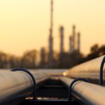 pipe line transportation in crude oil refinery