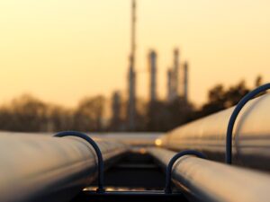 pipe line transportation in crude oil refinery