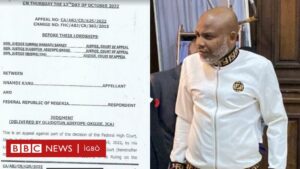 Kanu’s lawyers write Malami, DSS, seek his immediate release