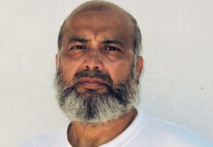 FILE – This undated image provided by the counsel to Saifullah Paracha shows Paracha at the Guantanamo Bay detention center. Pakistan’s foreign ministry says Paracha, who was the oldest prisoner at the Guantanamo Bay detention center has been released and returned to his home country. The ministry says Saifullah Paracha was reunited with his family on Saturday, Oct. 29, 2022, after spending more than 17 years in custody in the U.S. base in Cuba.(Counsel to Saifullah Paracha via AP)