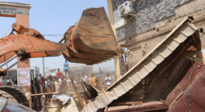 FCTA officials dismantle illegal extension in Abuja market, threaten shutdown