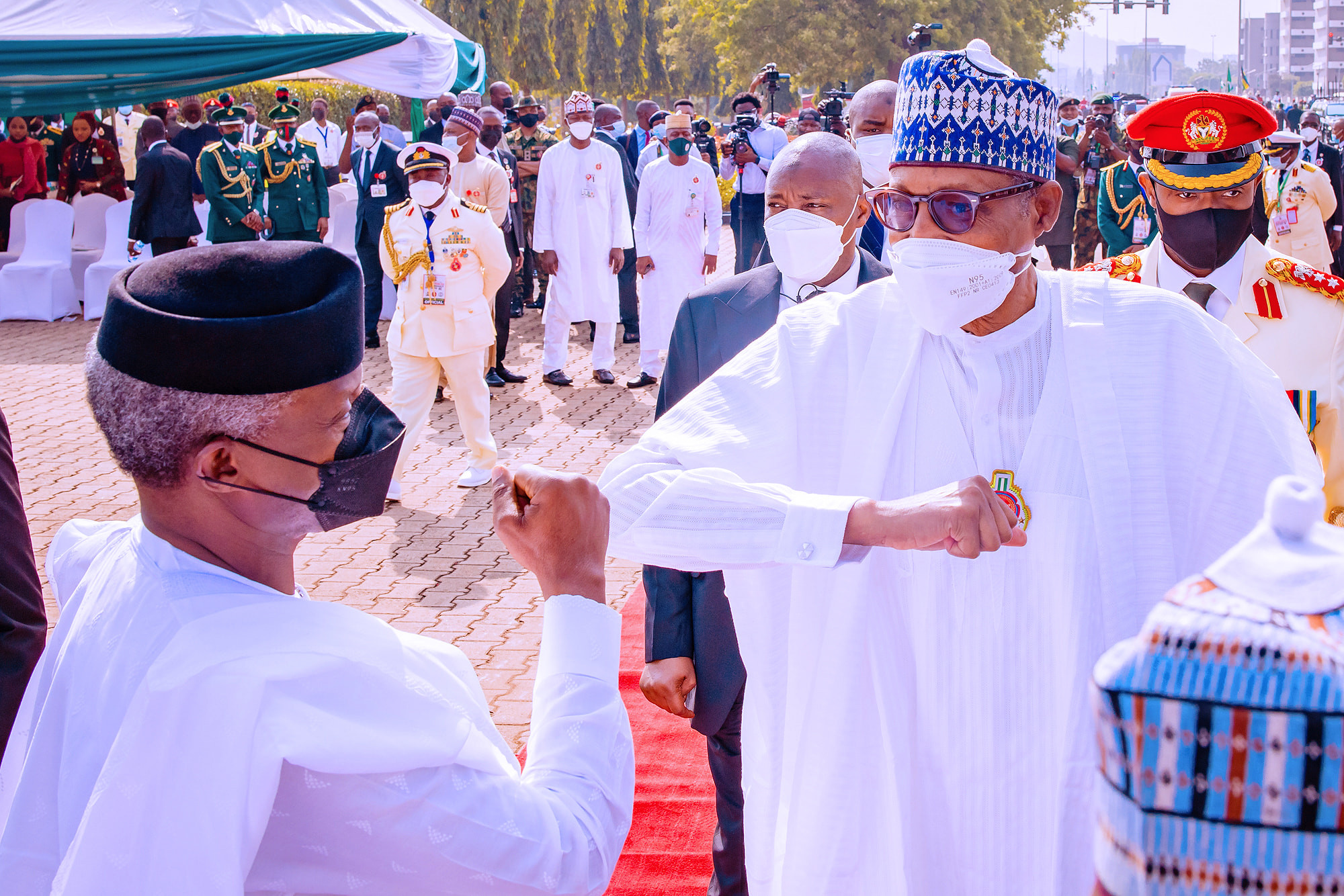 Buhari, Osinbajo, Lawan, Gbajabiamila, others mark independence day in Abuja