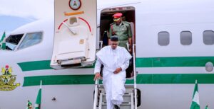Buhari returns to Abuja from 1st Bio Summit in Seoul 