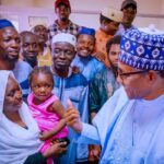 Buhari meets freed Abuja-Kaduna train passengers, salutes military’s bravery