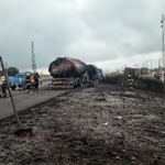 Tanker explosion: FRSC diverts traffic on Lagos-Ibadan expressway