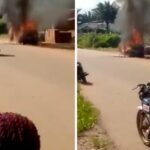 Gunmen-set-car-ablaze-in-Imo-800×570