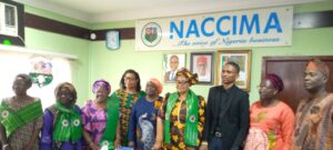 Representatives from NACCIMA, others at the press briefing.