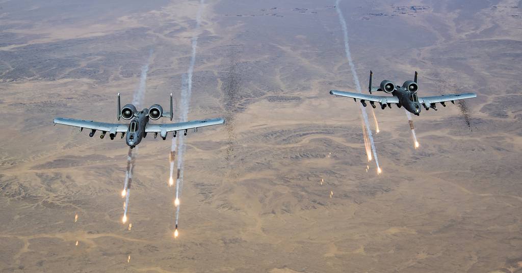 Military air strike