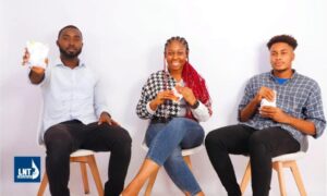Ndali with some of her partners