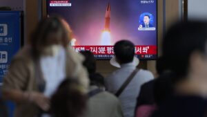 Officials: North Korea fires suspected ballistic missiles