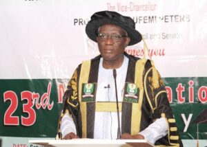 NOUN Vice Chancellor Prof Olufemi Peters