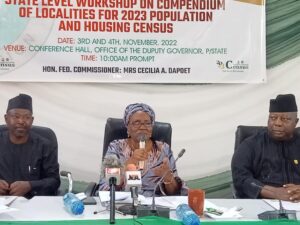 Mrs Cecelia Dapoet, Honourable Federal National  Commissioner NPC