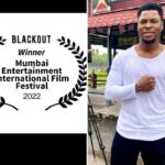 Blackout: Nigerian actor Abbey Abimbola wins international award for his action-packed movie
