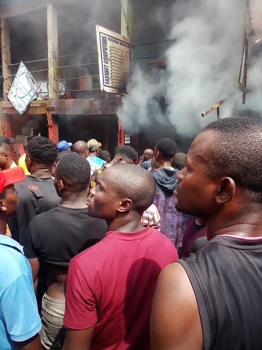 Onitsha fire outbreak caused by chemical explosion, fire service clears air