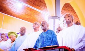 Osinbajo, Tinubu, governors, others honour Akeredolu at mum’s burial