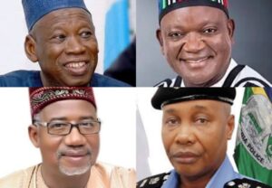 Ganduje-Gov-Samuel-Ortom-Gov-Bala-Mohammed-and-IGP-Usman-Alkali-Baba