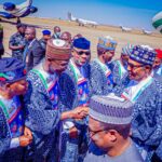 Buhari arrives Jos for APC presidential campaign launch