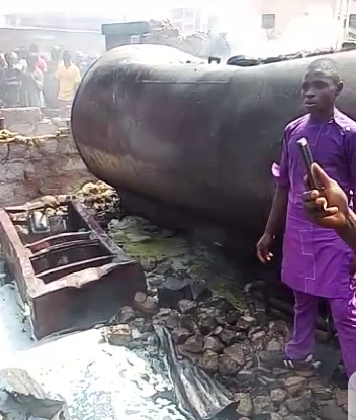 Fire outbreak consumes gas, kerosene depot in Anambra