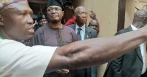 Yakubu tours Ogun in wake of arson at INEC offices