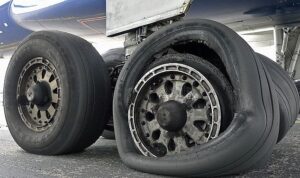 aero-contractor-plane-tyre-burst