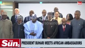 Buhari meets African Ambassadors (VIDEO)