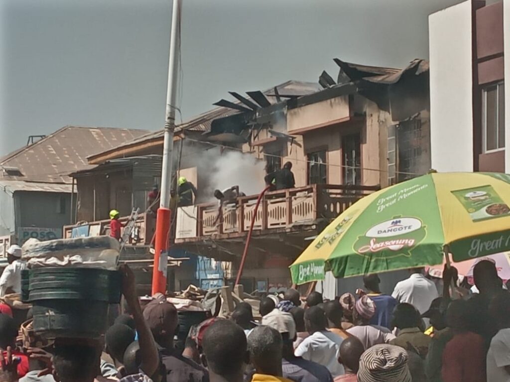 Property worth razed at Kano Singer market
