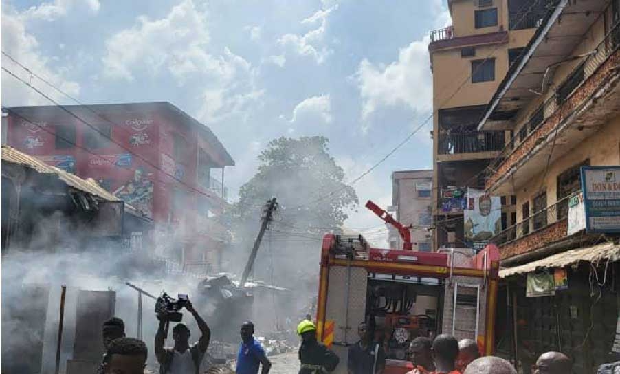 Soludo commiserates with Onitsha fire victims
