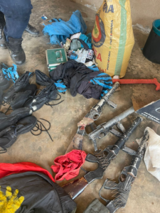 Troops raid IPOB/ESN camps, in Ebonyi, Enugu, recover explosives, weapons