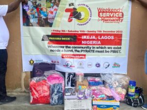 Seadogs donate gifts to sponsored child, school
