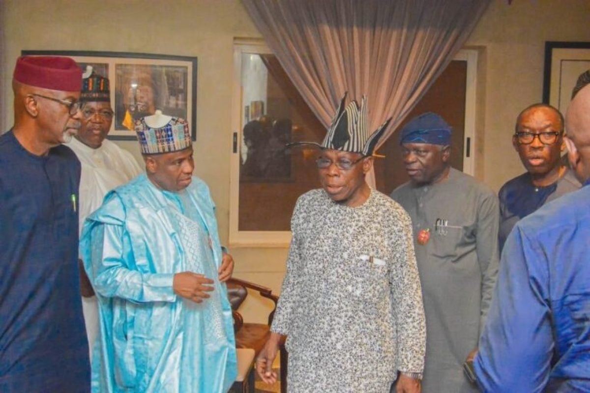 Okowa, Tambuwal, Lamido others meet Obasanjo ahead of PDP Lagos campaign