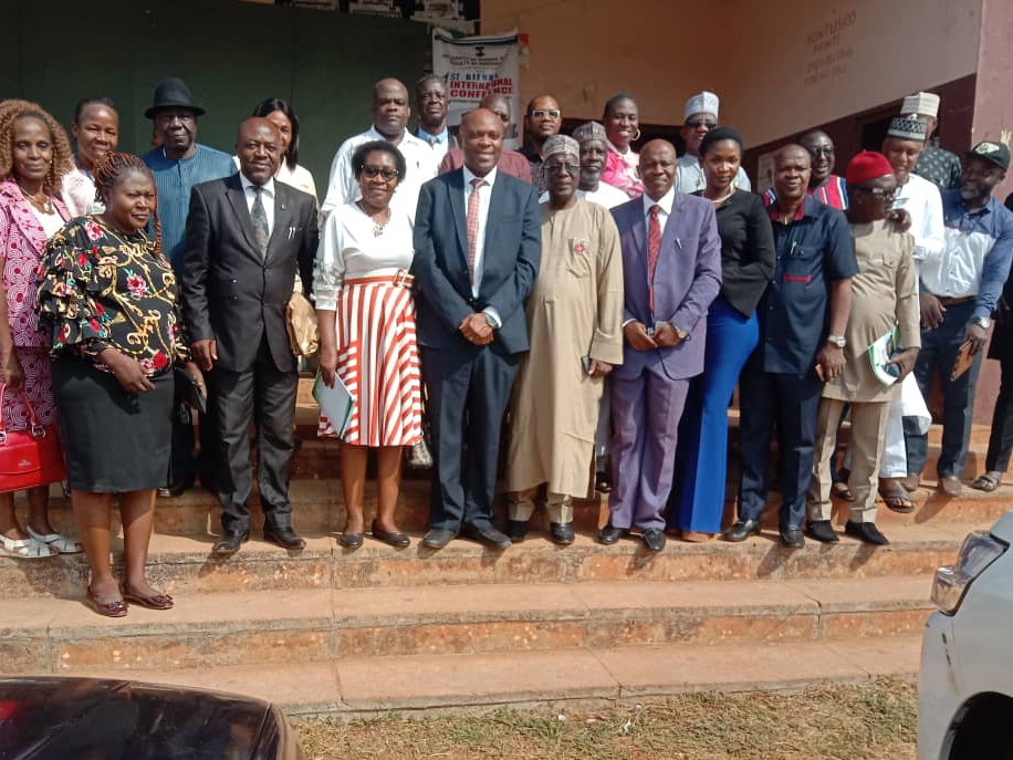 Some of the participants in a group photo