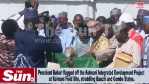 Buhari flags-off Kolmani Integrated Development Project (VIDEO)