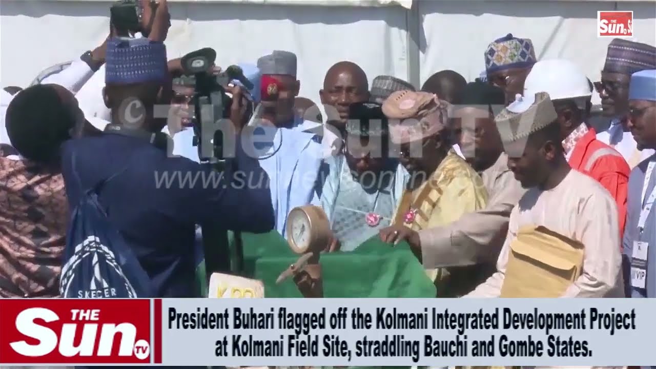 Buhari flags-off Kolmani Integrated Development Project (VIDEO)