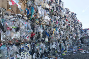 plastic waste is recycled