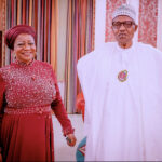 President Muhammadu Buhari receives briefing from the New NDDC Chairman Ms. Lauretta Onochie at the State House Abuja