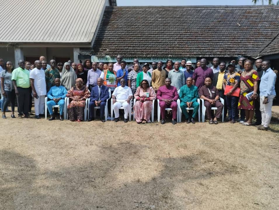 Trainees in a group photograph after the training in Benin City