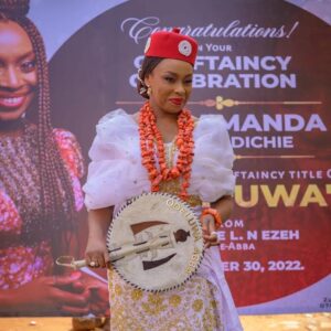 Chimamanda Adichie honoured with “Odeluwa” title in her hometown