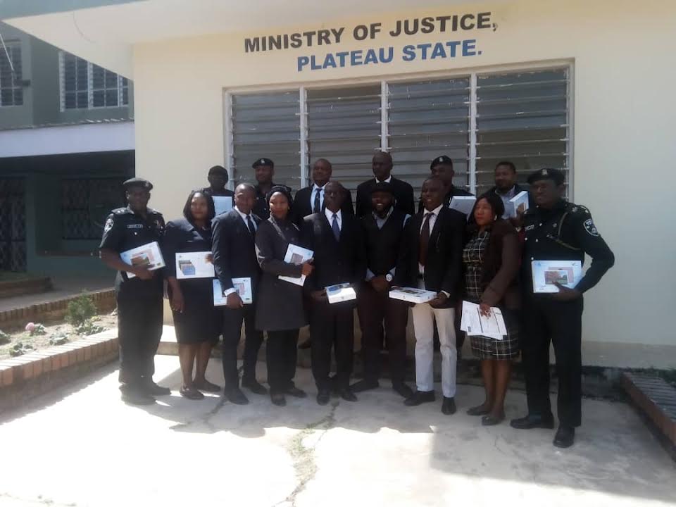 Participants at the ACJMC Portal training in Jos